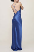 Slip Bias Gown - Periwinkle