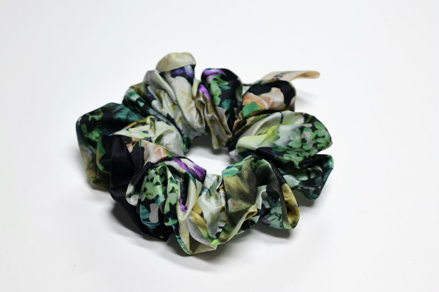 Green Floral Silk XL