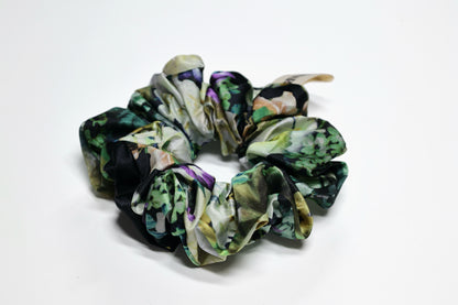 Green Floral Silk XL