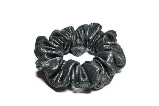 Metallic Silver Leather L