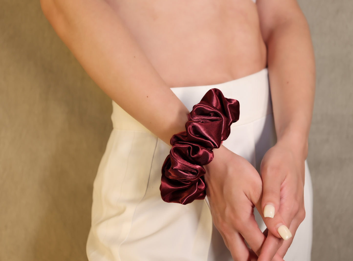 Shiny Oxblood Silk XL